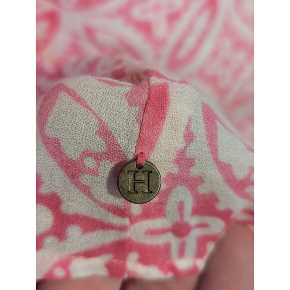 Hatley Women's Size Medium Dress Pink Cold Shoulder Organic Cotton - Picture 12 of 12